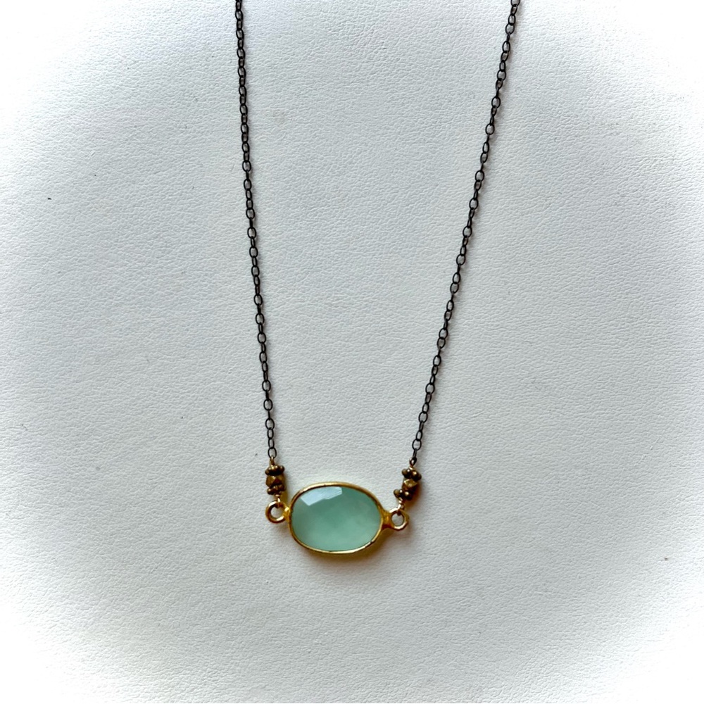 Dainty Handmade Stone Necklace